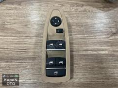 9208109 BMW F07 F10 F11 F15 F16 F18 F25 F26 F30 F31 F36 F39 F45 F46 F48 F49 F52 F80 SOL ÖN CAM DÜĞMESİ ÇIKMA ORJİNAL 